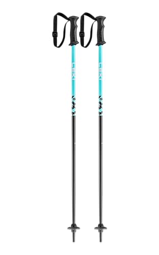 LEKI Kinder Rider Skistöcke, darkblue-Light Turquoise-White, 80C im Sale